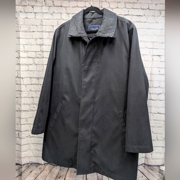 Mens CHAPS lined coat - Picture 1 of 9